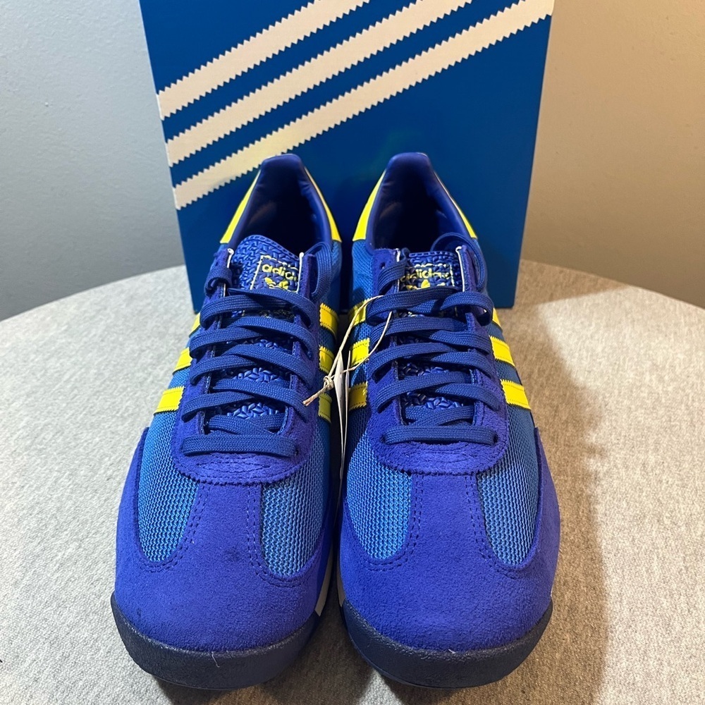 Adidas Originals SL 72 RS Semi Lucid Blue Pure Sulfur NBY Men' Size 11.5 JH5102‍ - Picture 4 of 11